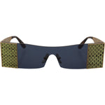 Dolce & Gabbana Gold Metal Rectangle Shades DG2263 Sunglasses