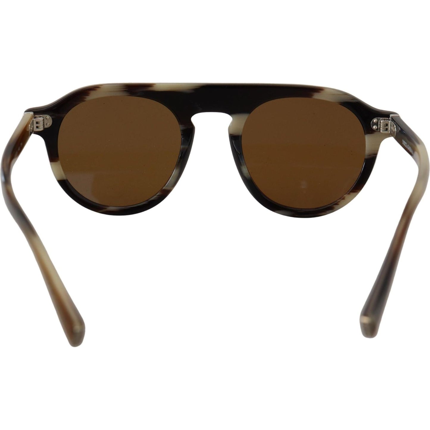 Dolce & Gabbana Brown Tortoise Oval Full Rim Eyewear DG4306 Sunglasses
