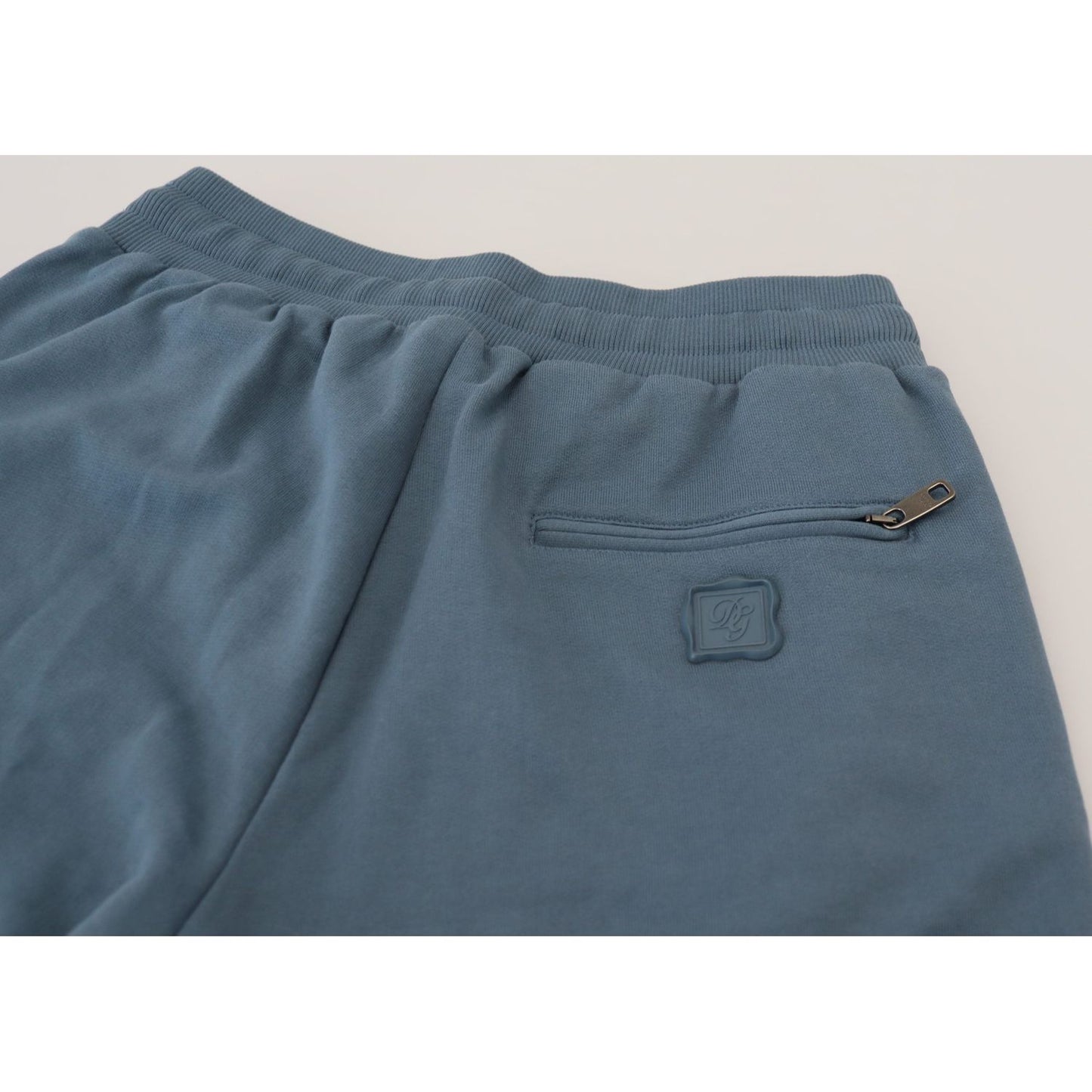Dolce & Gabbana Blue Cotton Bermuda Casual Mens Shorts Shorts