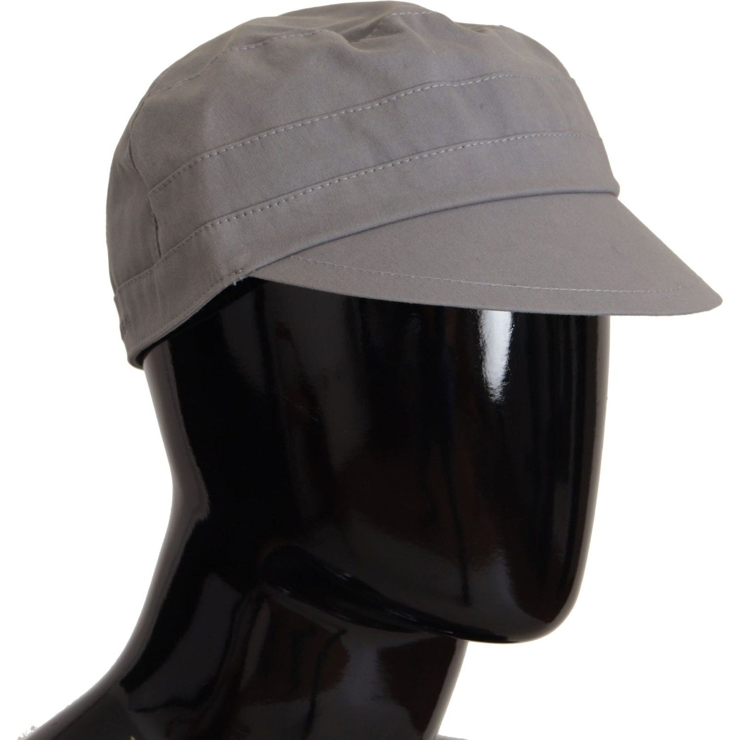 Dolce & Gabbana Gray Newsboy Cap Men Capello Cotton Hat