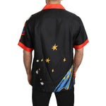 Dolce & Gabbana Multicolor Printed Short Sleeves Casual Shirt