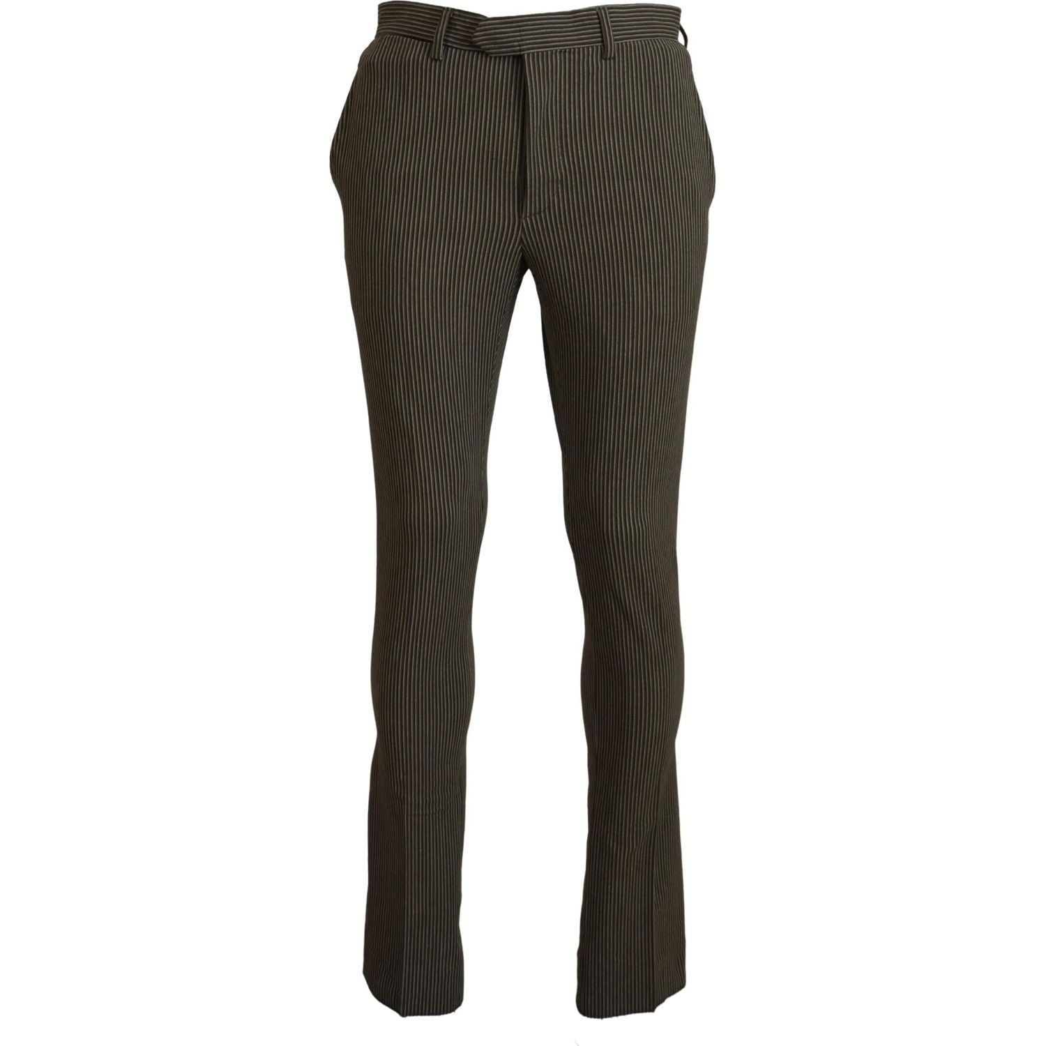 BENCIVENGA Multicolor Striped Pure Cotton Men Pants