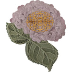 Dolce & Gabbana Purple Floral Gold Tone Brass Women Brooch Brooch