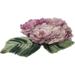 Dolce & Gabbana Purple Floral Gold Tone Brass Women Brooch Brooch