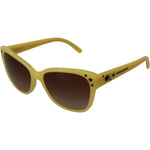 Dolce & Gabbana Yellow Acetate Frame Stars Embellishment DG4124 Sunglasses GLA1146
