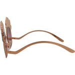 Dolce & Gabbana Pink Gold Rose Sequin Embroidery DG2202 Sunglasses GLA1190