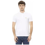 Baldinini Trend White Cotton Men Polo Shirt