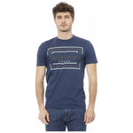 Baldinini Trend "Blue Cotton Men T-Shirt"