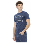 Baldinini Trend "Blue Cotton Men T-Shirt"