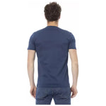Baldinini Trend "Blue Cotton Men T-Shirt"