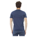 Baldinini Trend Blue Cotton Men T-Shirt