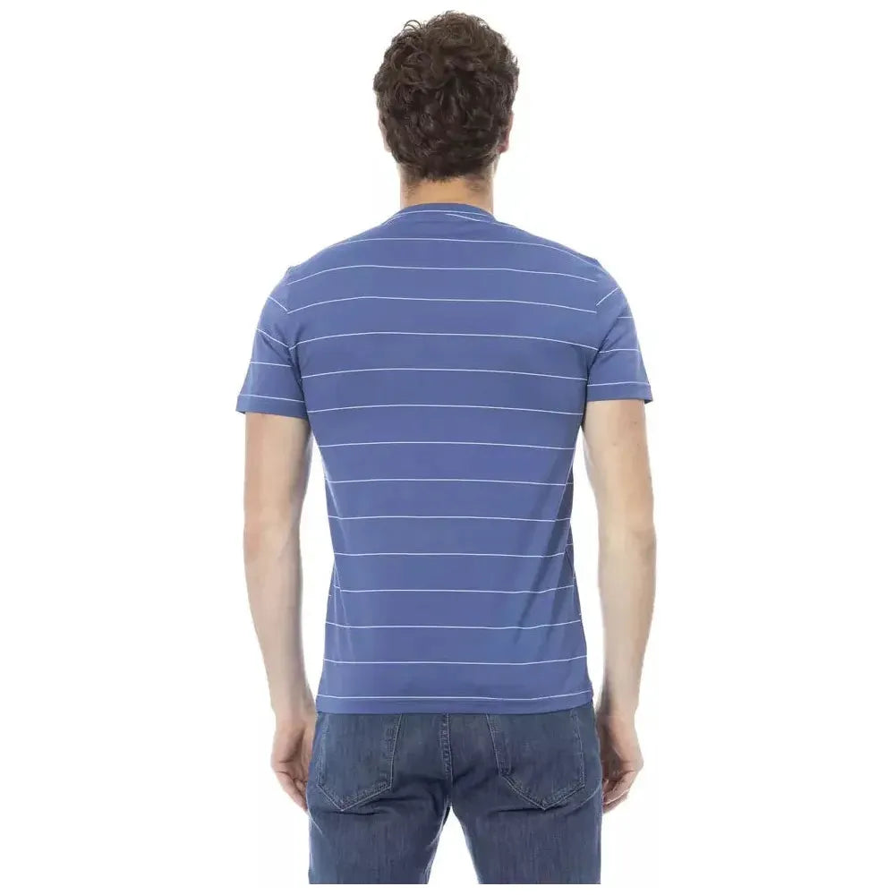 Baldinini Trend Blue Cotton T-Shirt