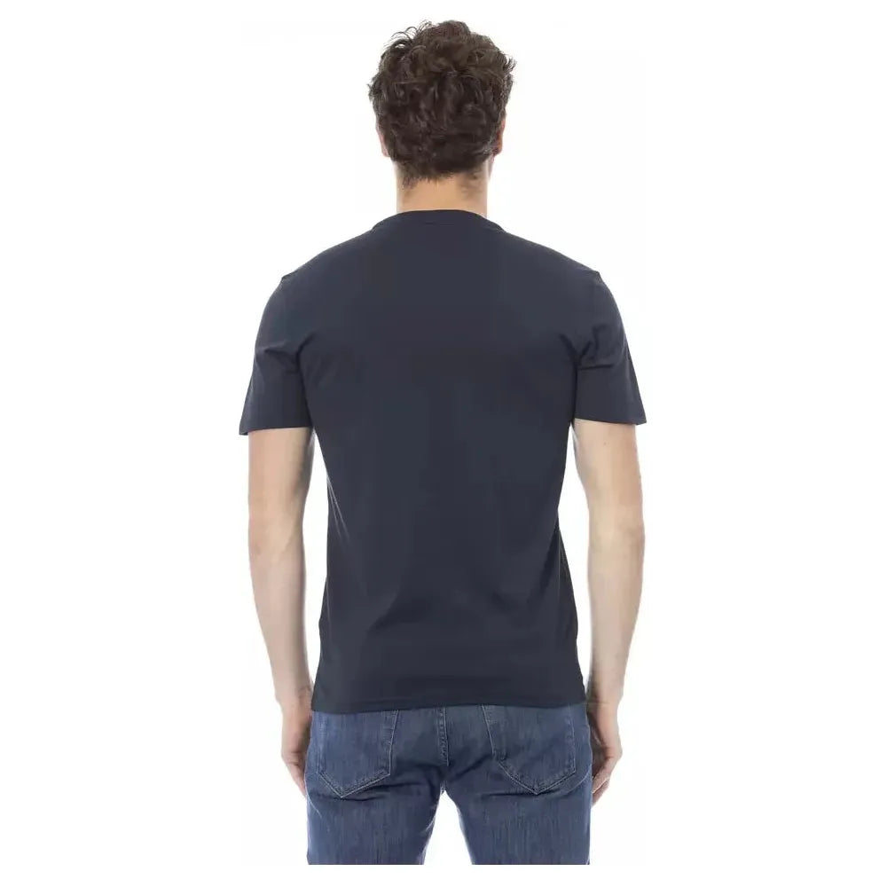 Baldinini Trend Blue Cotton T-Shirt