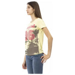 Trussardi Action Yellow Cotton Women T-Shirt