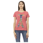 Trussardi Action Fuchsia Cotton Women T-Shirt TR-23051-XS