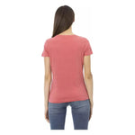 Trussardi Action Fuchsia Cotton Women T-Shirt TR-23051-XS