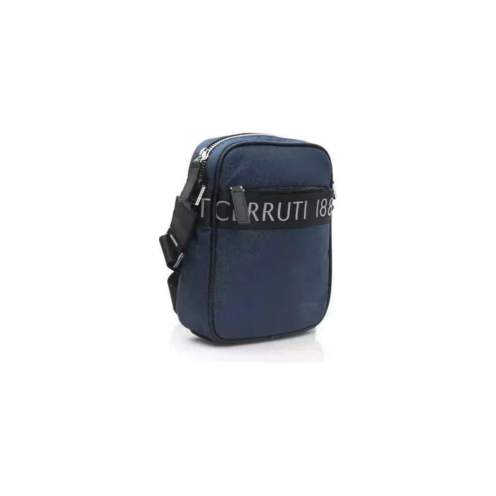 Cerruti 1881 Blue Leather Women Crossbody Bag