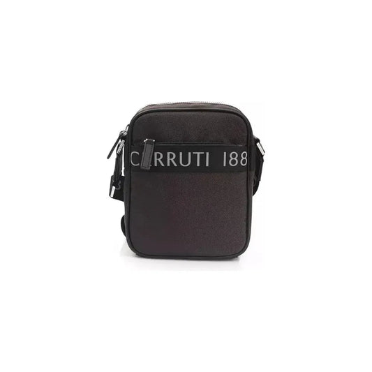 Cerruti 1881 Brown Leather Men Messenger Bag Cerruti 1881 Dark Slate Gray