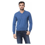Billionaire Italian Couture Embroidered Merino Wool Crew Neck Sweater