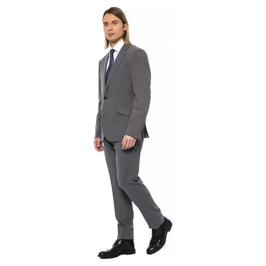 Billionaire Italian Couture Gray Wool Men Suit Billionaire Italian Couture Dim Gray