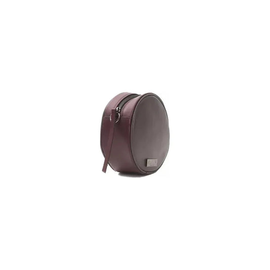 Pompei Donatella Burgundy Leather Women Crossbody Bag