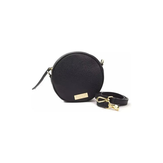 Pompei Donatella Gray Leather Women Crossbody Crossbody Bag Pompei Donatella Dark Slate Gray
