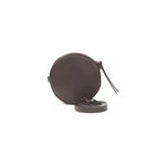 Pompei Donatella Chic Burgundy Small Oval Crossbody Bag