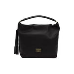 Pompei Donatella Black Leather Women Shoulder Bag
