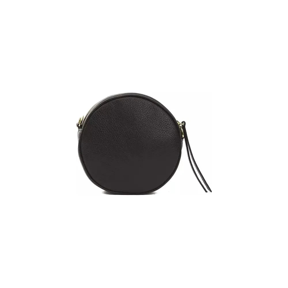 Pompei Donatella Black Leather Women Crossbody Bag 1728,67345744032,Bags,Black,Crossbody Bags - Bags,Crossbody Bags - Women - Bags,New with tags,Pompei Donatella,Women,Women - Bags