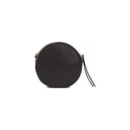 Pompei Donatella Black Leather Women Crossbody Bag 1728,67345744032,Bags,Black,Crossbody Bags - Bags,Crossbody Bags - Women - Bags,New with tags,Pompei Donatella,Women,Women - Bags