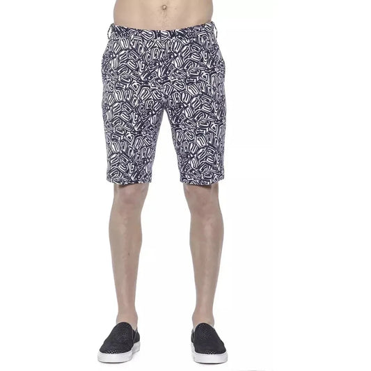 PT Torino Blue Cotton Men Bermuda Short Shorts PT Torino Rosy Brown