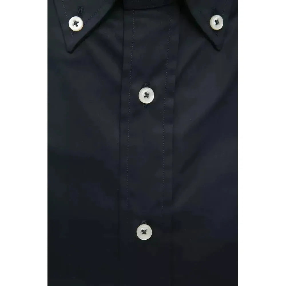 Robert Friedman Black Cotton Men Shirt 1728,67345744032,Black,Clothing,Dress Shirts - Shirts - Clothing,IT44 | XS,L,M,Men,Men - Clothing,New with tags,Robert Friedman,Shirts - Clothing,Shirts - Men - Clothing,XL