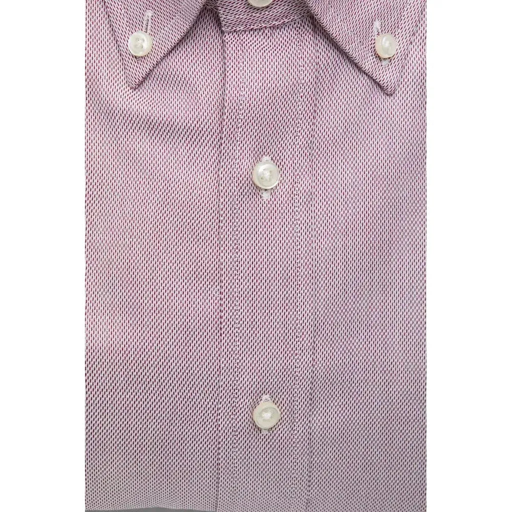Robert Friedman Red Cotton Men's Shirt