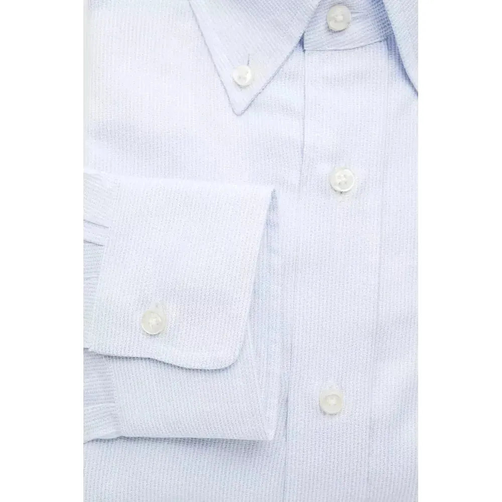 Robert Friedman Light Blue Cotton Men Shirt 1728,67345744032,Clothing,Dress Shirts - Shirts - Clothing,IT44 | XS,L,Light Blue,M,Men,Men - Clothing,New with tags,Robert Friedman,S,Shirts - Clothing,Shirts - Men - Clothing