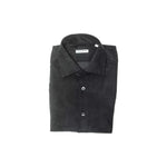 Robert Friedman Black Cotton Men Shirt RO-20359-M