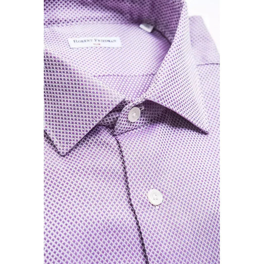 Robert Friedman Multicolor Cotton Men Shirt