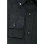 Robert Friedman Black Cotton Men's Shirt RO-20446-M