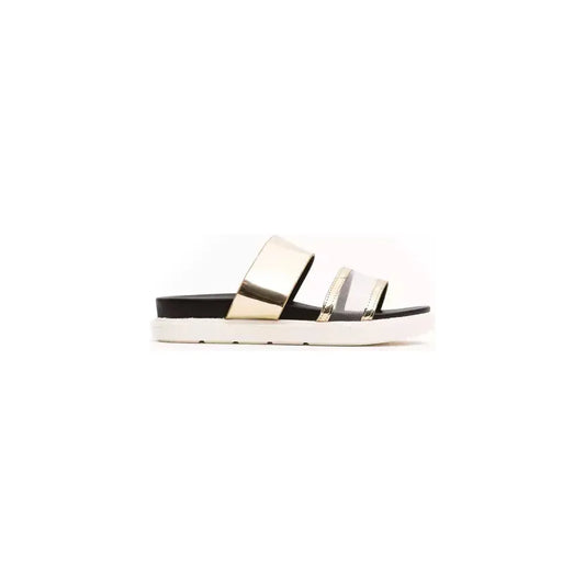 Péché Originel Gold Polyethylene Women Sandal Péché Originel White Smoke