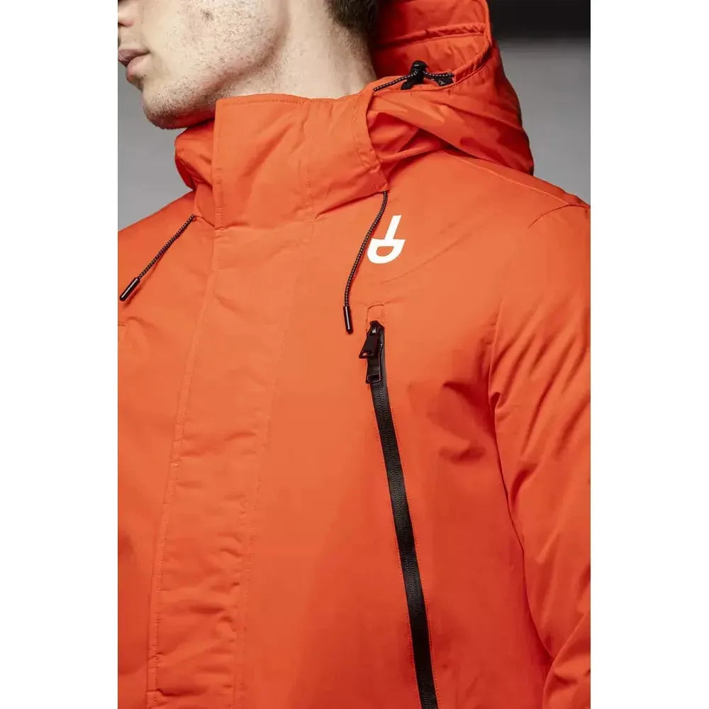 Tond Red Polyester Men's Jacket MAN COATS & JACKETS