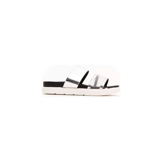 Péché Originel Silver Polyethylene Women Sandal Péché Originel Dark Slate Gray