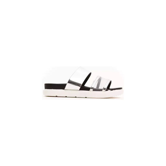 Péché Originel Silver Polyethylene Women Sandal Péché Originel Dark Slate Gray