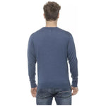 Billionaire Italian Couture Elegant Cashmere V-Neck Men's Sweater