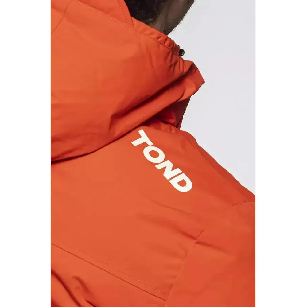 Tond Red Polyester Men's Jacket MAN COATS & JACKETS