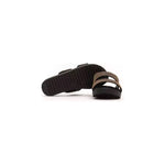 Péché Originel Gold Textile Women Sandal