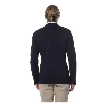 Verri Blue Viscose Men Blazer
