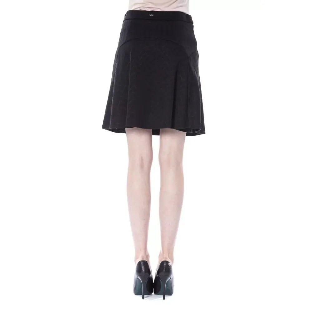 BYBLOS Black Polyester Women Skirt