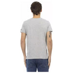 Trussardi Action Gray Cotton Men T-Shirt TR-22886-3XL