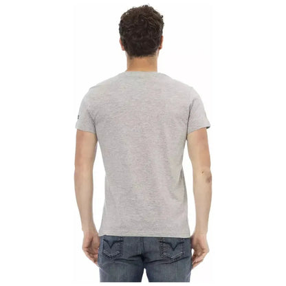 Trussardi Action Gray Cotton Men's T-Shirt