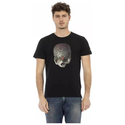Trussardi Action Black Cotton Men's T-Shirt