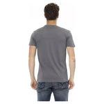 Trussardi Action Gray Cotton Men T-Shirt TR-22686-S